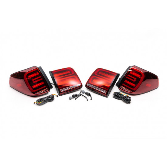 Задні LED ліхтарі (RED-Sequential) для Nissan Patrol Y62 2010-2024 рр