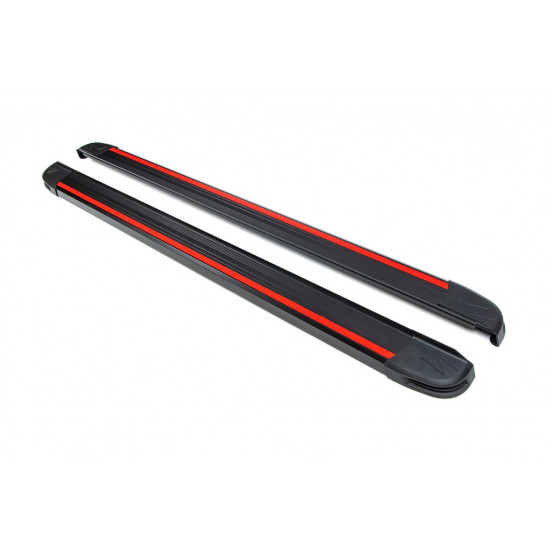 Бокові пороги Maya Red (2 шт, алюм.) для BMW X5 E-53 1999-2006 рр Бокові пороги Maya Red (2 шт, алюм.) для BMW X5 E-53 1999-2006 рр
