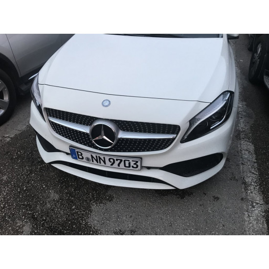 Передня решітка Diamond Silver 2014-2018, з камерою для Mercedes C-сlass W205 рр