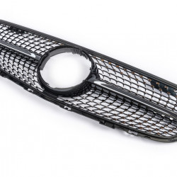 Передня решітка 2015-2019 (Diamond Black) З місцем під камеру для Mercedes GLC coupe C253
