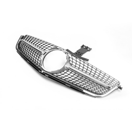 Передня решітка Diamond Silver (для C63) 2012-2015 для Mercedes C-class W204 рр Передня решітка Diamond Silver (для C63) 2012-2015 для Mercedes C-class W204 рр