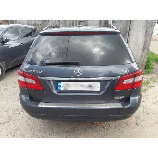 Накладка на задній бампер OmsaLine (2009-2013, SW, нерж) для Mercedes E-сlass W212 рр