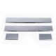 Накладки на пороги Carmos V2 (4 шт, нерж.) для Chevrolet Aveo T300 2011-2024 рр Накладки на пороги Carmos V2 (4 шт, нерж.) для Chevrolet Aveo T300 2011-2024 рр