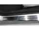 Накладки на пороги Carmos V1 (4 шт, нерж) для Ford Courier 2014-2023 рр Накладки на пороги Carmos V1 (4 шт, нерж) для Ford Courier 2014-2023 рр