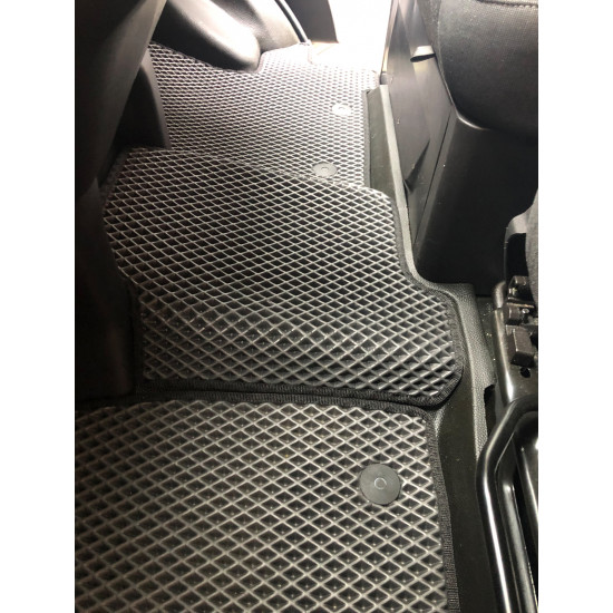 Килимки EVA (Передні, чорні) для Ford Custom 2013-2022 рр Килимки EVA (Передні, чорні) для Ford Custom 2013-2022 рр