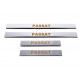 Накладки на пороги Carmos V1 (4 шт, нерж) для Volkswagen Passat СС 2008-2024 рр Накладки на пороги Carmos V1 (4 шт, нерж) для Volkswagen Passat СС 2008-2024 рр