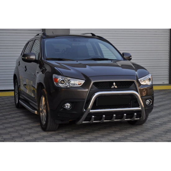 Кенгурятник WT003 (нерж.) для Mitsubishi ASX 2010-2023 рр