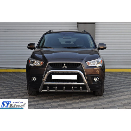 Кенгурятник WT003 (нерж.) для Mitsubishi ASX 2010-2023 рр