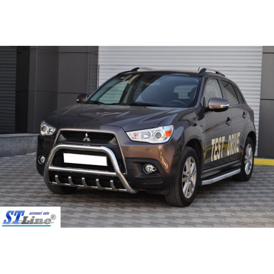 Кенгурятник WT003 (нерж.) для Mitsubishi ASX 2010-2023 рр