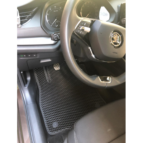 Килимки EVA (чорні) для Skoda Octavia IV A8 2020-2024 рр Килимки EVA (чорні) для Skoda Octavia IV A8 2020-2024 рр