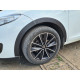 Накладки на арки (8 шт, чорні) SW, ABS - пластик для Renault Megane III 2009-2016 рр Накладки на арки (8 шт, чорні) SW, ABS - пластик для Renault Megane III 2009-2016 рр