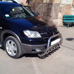 Кенгурятник (нерж.) для Mitsubishi Outlander 2001-2006 рр