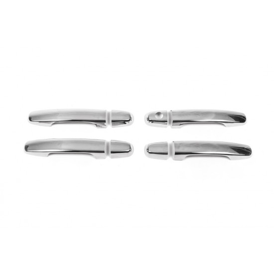 Накладки на ручки (4 шт, нерж) Carmos - турецька сталь для Chery Elara - Alia - Fora - A5 2006-2024 рр Накладки на ручки (4 шт, нерж) Carmos - турецька сталь для Chery Elara - Alia - Fora - A5 2006-2024 рр