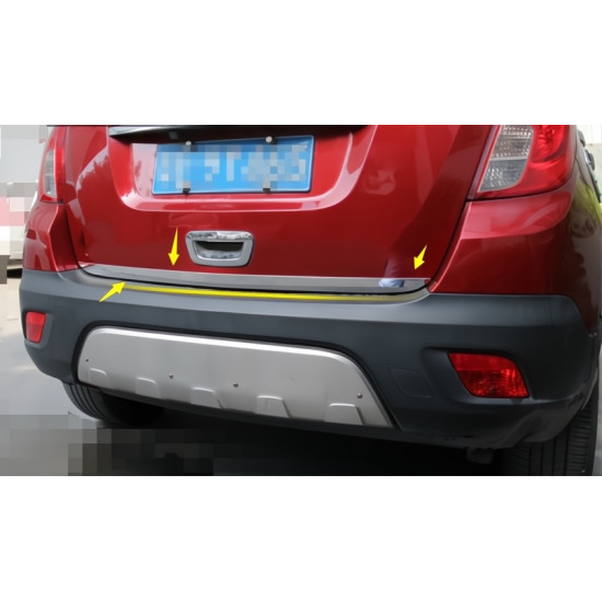 Кромка багажника (нерж.) Carmos - Турецька сталь для Opel Mokka 2012-2021 рр