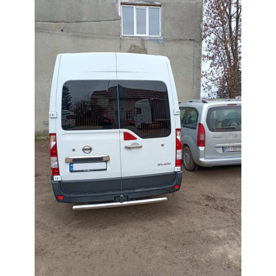 Планка над номером (нерж.) для Nissan NV400 2010-2024 рр