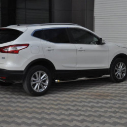 Бічні труби (2 шт., нерж.) для Nissan Qashqai 2014-2021рр