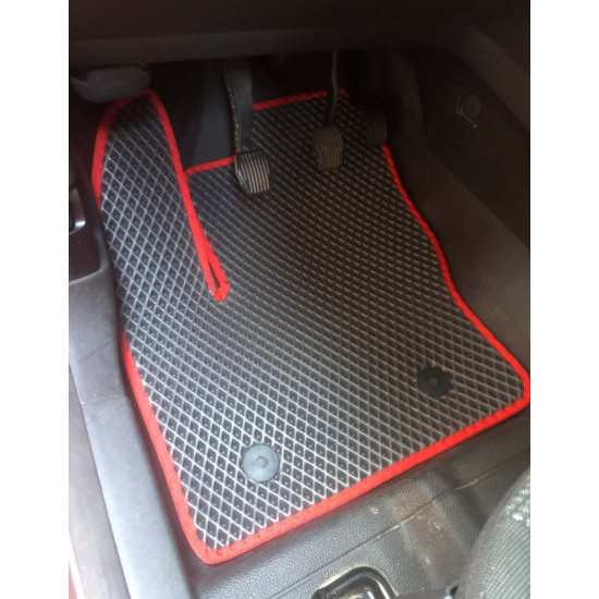 Килимки EVA (МКПП, чорні) для Ford Connect 2014-2021 рр Килимки EVA (МКПП, чорні) для Ford Connect 2014-2021 рр