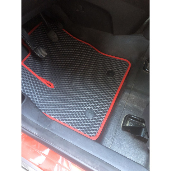 Килимки EVA (МКПП, чорні) для Ford Connect 2014-2021 рр Килимки EVA (МКПП, чорні) для Ford Connect 2014-2021 рр