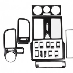 Накладки на панель (1999-2001) Чорний для Volkswagen Polo рр