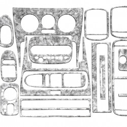 Накладки на панель Титан для Seat Toledo 2000-2005 рр