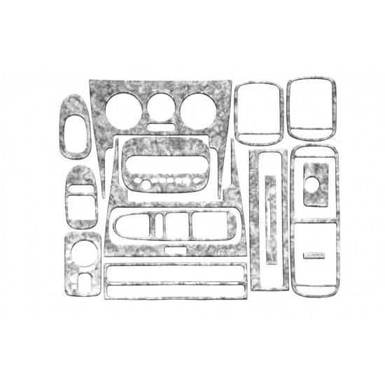 Накладки на панель Титан для Seat Toledo 2000-2005 рр