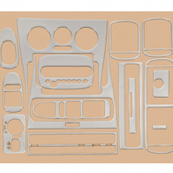 Накладки на панель Алюміній для Seat Toledo 2000-2005 рр