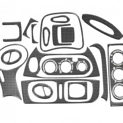 Накладки на панель (Meric, Туреччина) Карбон для Renault Scenic 1998-2003 рр