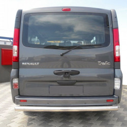 Задній захист AK002 (нерж) для Opel Vivaro 2001-2015 рр