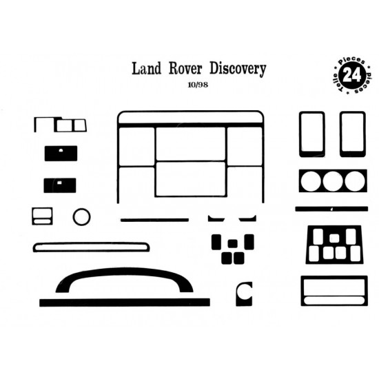 Накладки на панель Дерево для Land Rover Discovery II