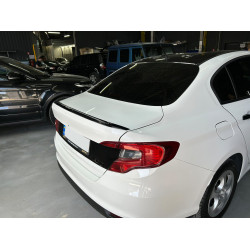 Спойлер чорний (ABS) для Fiat Tipo 2016-2024 рр
