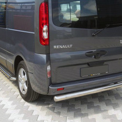 Задній захист AK002 (нерж) для Renault Trafic 2001-2015 рр