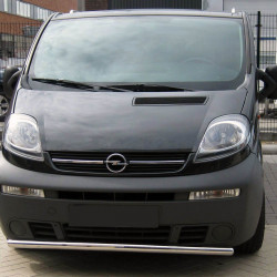 Передній захист ST008 (нерж.) 42 мм для Opel Vivaro 2001-2015 рр