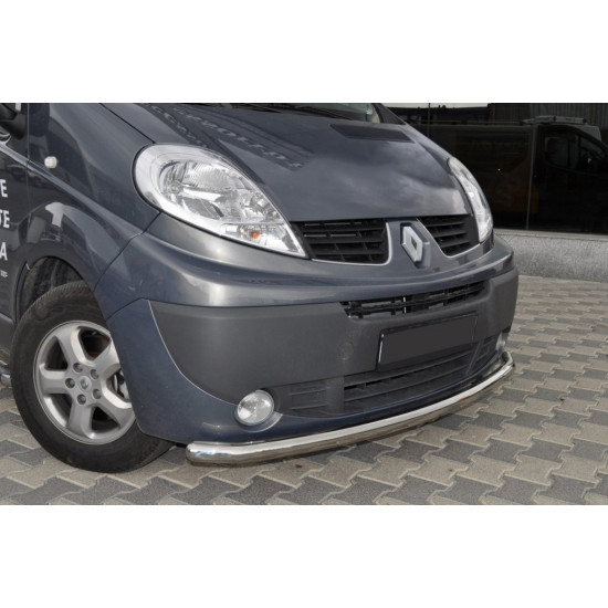 Передній захист ST008 (нерж.) 60 мм для Opel Vivaro 2001-2015 рр