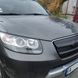 Зимова решітка 2005-2010 (верхня) Матова для Hyundai Santa Fe 2 рр