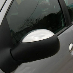 Накладки на дзеркала (2 шт, нерж) Carmos - Турецька сталь для Citroen C-3 2002-2010 рр