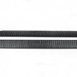 Бокові пороги Tayga Black (2 шт., Алюміній) для BMW X1 F-48 2015-2024 рр