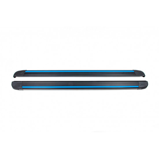 Бокові пороги Maya Blue (2 шт., Алюміній) для Jeep Cherokee/Liberty 2002-2007 рр Бокові пороги Maya Blue (2 шт., Алюміній) для Jeep Cherokee/Liberty 2002-2007 рр