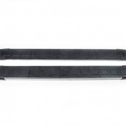 Бокові пороги Duru (2 шт., Алюміній) для Jeep Cherokee/Liberty 2002-2007 рр