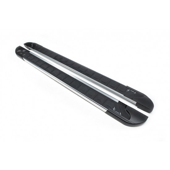 Бокові пороги RedLine (2 шт., Алюміній) для Jeep Cherokee/Liberty 2002-2007 рр Бокові пороги RedLine (2 шт., Алюміній) для Jeep Cherokee/Liberty 2002-2007 рр