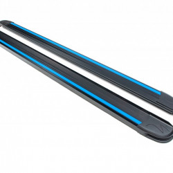 Бокові пороги Maya Blue (2 шт., Алюміній) 2006-2015 для Chevrolet Captiva рр