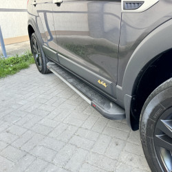 Бокові пороги RedLine V1 (2 шт., Алюміній) 2006-2015 для Chevrolet Captiva рр