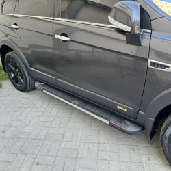 Бокові пороги RedLine V1 (2 шт., Алюміній) 2007-2015 для Opel Antara рр