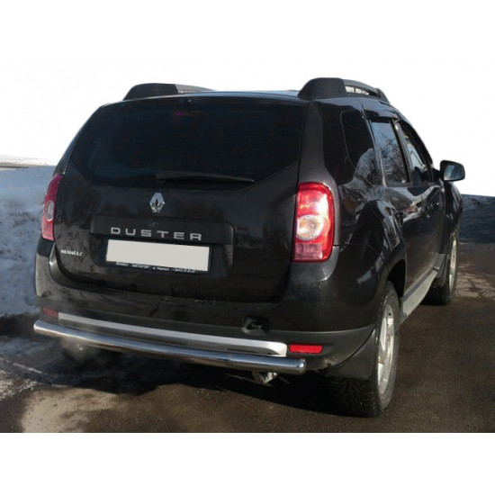 Задня дуга пряма (нерж.) для Renault Duster 2008-2017 рр