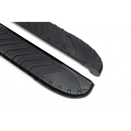 Бокові пороги Bosphore Black (2 шт., Алюміній) для Hyundai Bayon Бокові пороги Bosphore Black (2 шт., Алюміній) для Hyundai Bayon