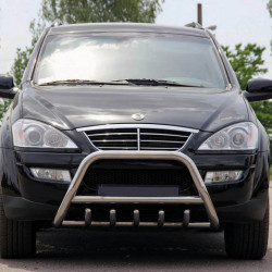 Кенгурятник WT003 (нерж) для SsangYong Kyron 2008-2024 рр