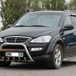 Кенгурятник WT003 (нерж) для SsangYong Kyron 2008-2024 рр