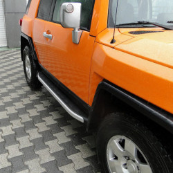 Бокові пороги Fullmond (2 шт., алюм) для Toyota FJ Cruiser