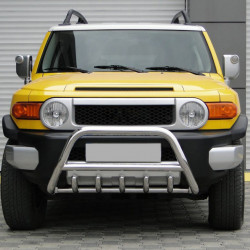 Кенгурятник WT003 (нерж) для Toyota FJ Cruiser