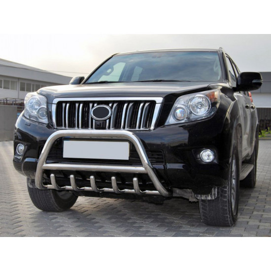 Кенгурятник WT003 (нерж) для Toyota Land Cruiser Prado 150