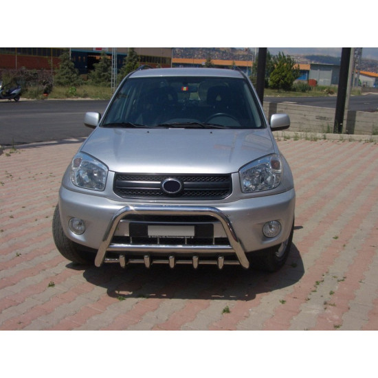 Кенгурятник WT003 (нерж) для Toyota Rav 4 2001-2005 років